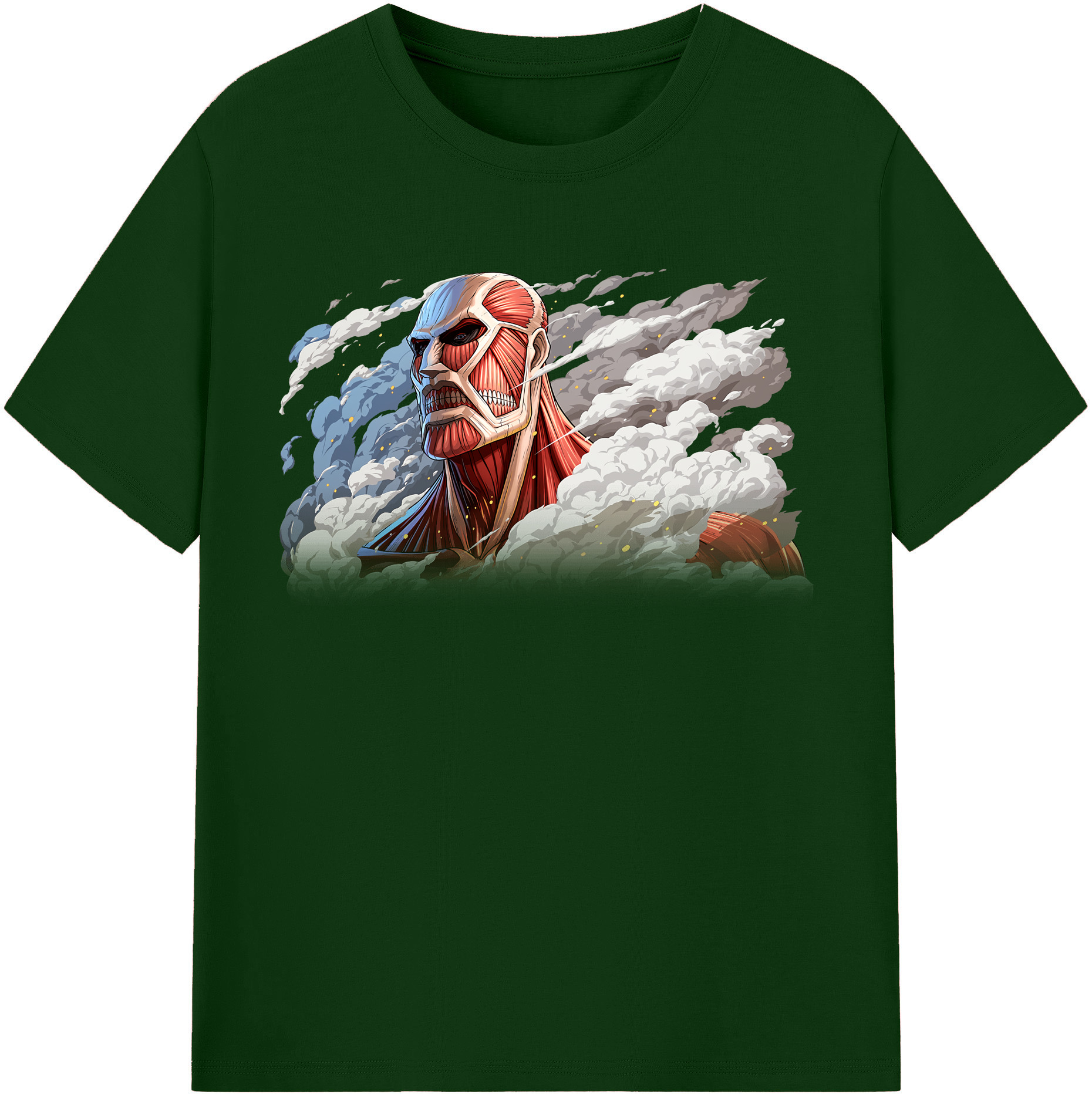 （画像用） 進撃の巨人 Attack on Titan 綿100％半袖Tシャツ（フロントプリント）